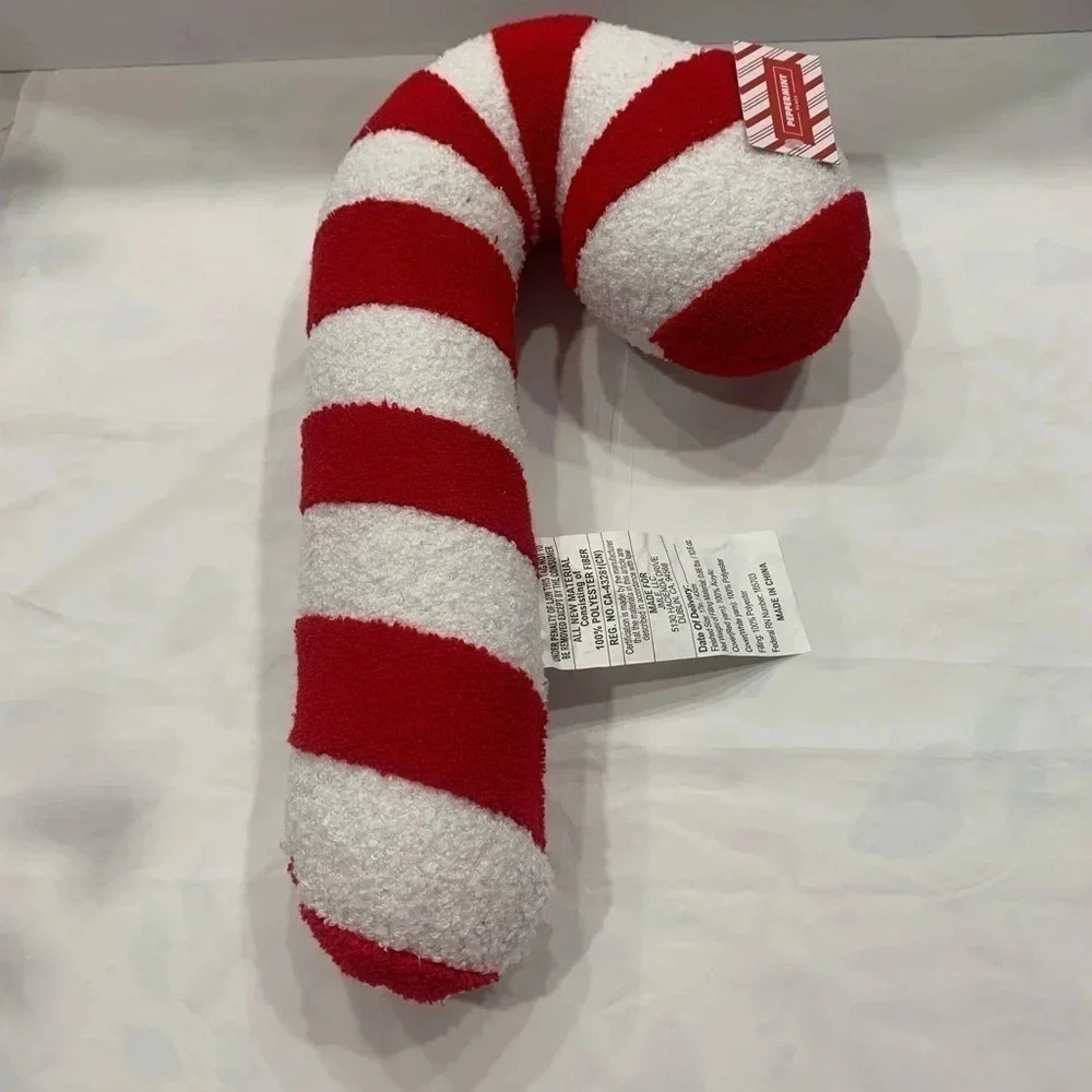CANDY Cane Decorative Pillow
